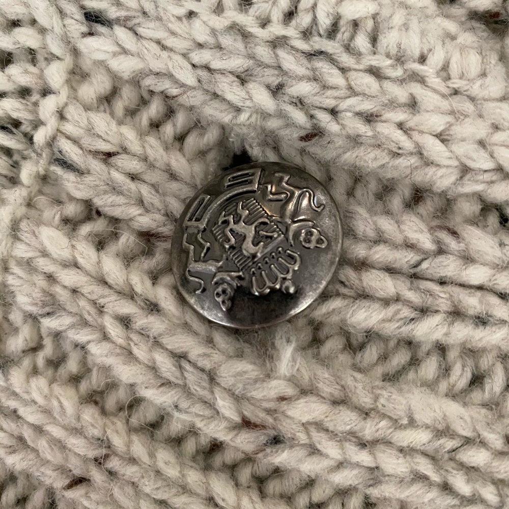 INC Cream Button Up Cardigan - Picture 4 of 4